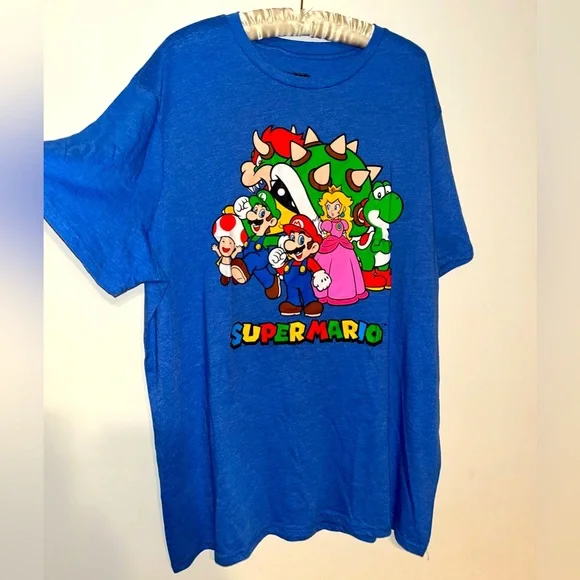 NINTENDO SUPER MARIO HYBRID TSHIRT SIZE XXL - Picture 2 of 4